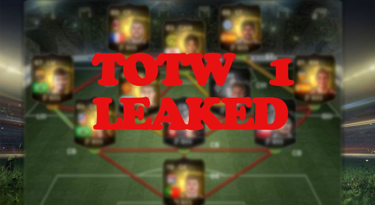 FIFA 15 | Ultimate Team TOTW 1 LEAKED!!! | Ft. Neymar, Di Maria, Costa