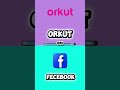 ⚠️ Escolha DIFÍCIL! ORKUT vs FACEBOOK Comenta qual vc acha melhor e curte ❤️#quiz #phonk