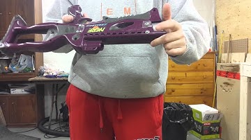 Homemade internal Nerf crossbow mod