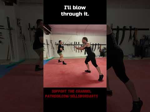Sword Tactics: Make your Opponent Move! #sword #HEMA #shorts