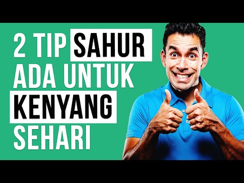 Petunjuk Memasak 2 Kandungan Untuk SAHUR untuk KEKAL KENYANG Yang Mantap