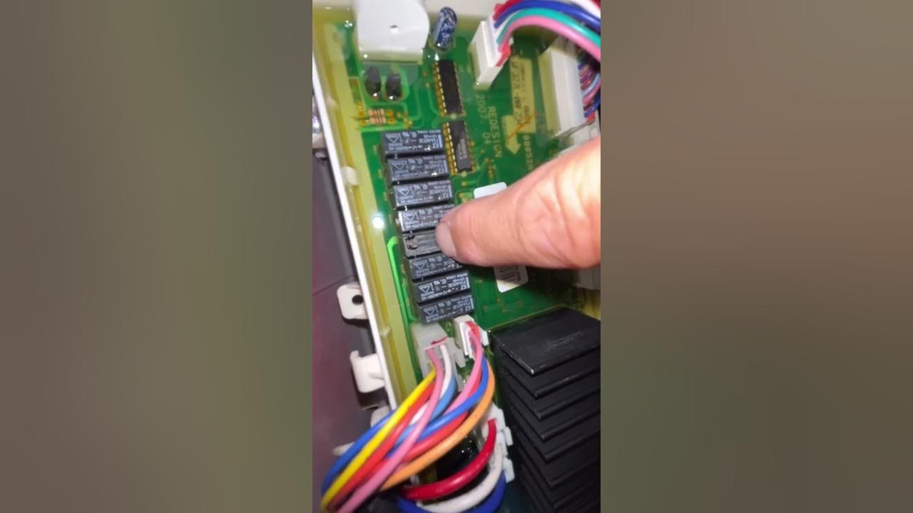 Fixed Samsung Washer nd Code No Drain Pump Relay was the Issue!!! YouTube