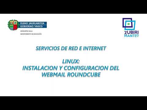 Servicios de red: Instalación y configuración de un webmail Roundcube en Linux