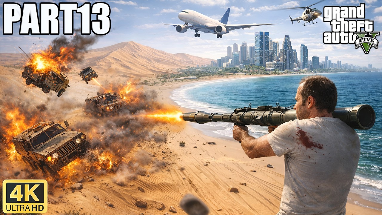 GTA 5 NaturalVision Evolved Gameplay Walkthrough Part 13 | 4K Ultra ...