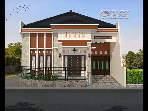 Modern House 10x11 5 3 K Tidur Desain Rumah Minimalis Lantai 1