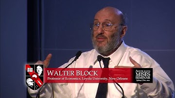 Free-Market Environmentalism | Dr. Walter Block