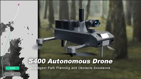 S400 Autonomous Inspection Drone-Intelligent Path Planning and Obstacle Avoidance