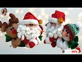 🎅Cómo Hacer un COJÍN NAVIDEÑO Con Santa Claus, Reno y Muñeco de Nieve ATM 🦌⛄️
