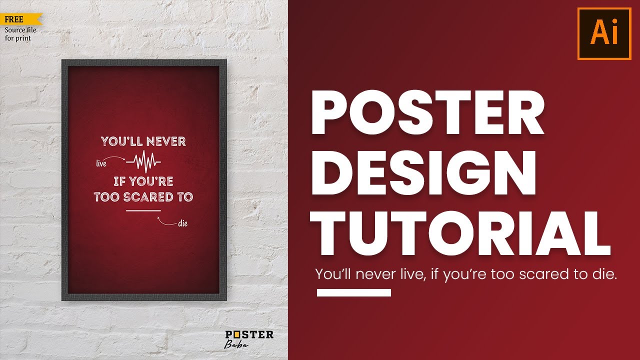 Poster Design Tutorial in Adobe Illustrator Step by Step Guide