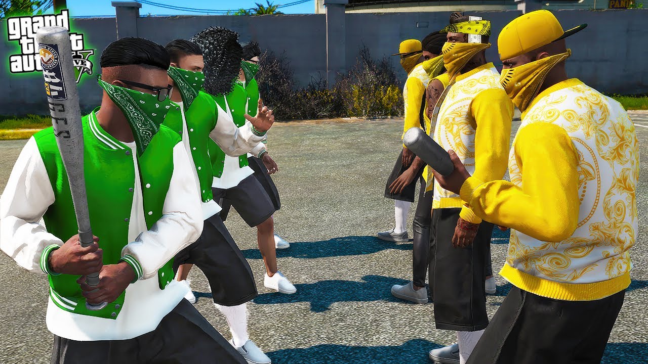 GROVE STREET vs VAGOS - GTA 5 Role Play 2 ( #4 ) Vojna Gangov