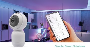 Qnect Home QN-IPC02 WiFi Caméra motorisée intelligente (FR)