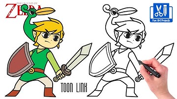 How To Draw Toon Link | Legend of Zelda - Draw Game Easy Step By Step