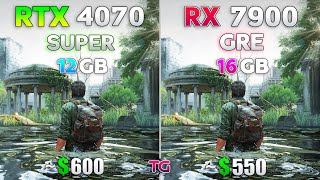 RX 7900 GRE vs RTX 4070 SUPER - ทดสอบใน 10 เกม l Ray Tracing