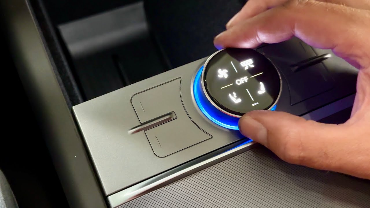 Jak vypadá Enhance S3XY Knob v Tesla Y Juniper Performance - instalace