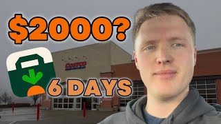 Can I Make $2,000 in 6 Days Delivering From Costco? (Day 1 - $332)