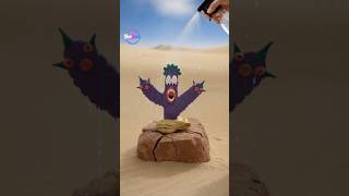 Cactoo’s Gets Sprayed with Water! 💦🌵 | Funny Clay Shorts #funnyshorts