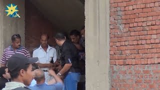 بالفيديو : لحظة القبض علي المتهم بقتل سيدة ونجلها في مدينة السلام بالسويس