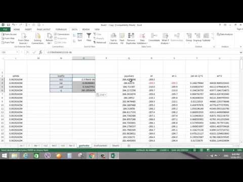 ავტოკორელაცია, კოხრეინ ორკატის მეთოდის გამოყენება