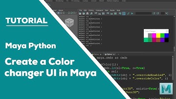 Create a color Changer tool in Maya using Python.