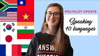 Polyglot update: speaking 10 languages Afrikaans | 00:03 English | 00:29 Franais | 00:55 .  | 01:48 -- | 02:58  | 04:26 Ting Vit | 06:21 Bahasa Indonesia | 07:02 07:38 |  .