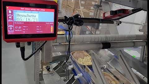 SNEED-JET® Titan Inkjet Printer Installed on Flow Wrapper