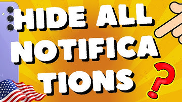 How To Hide All Notifications From Lock Screen On Samsung Galaxy A54 5G, A53, A52s, A55