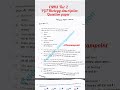 •EMRS Tier 2 PGT Biology Question paper•Descriptive part•2026•@BioExamPoint