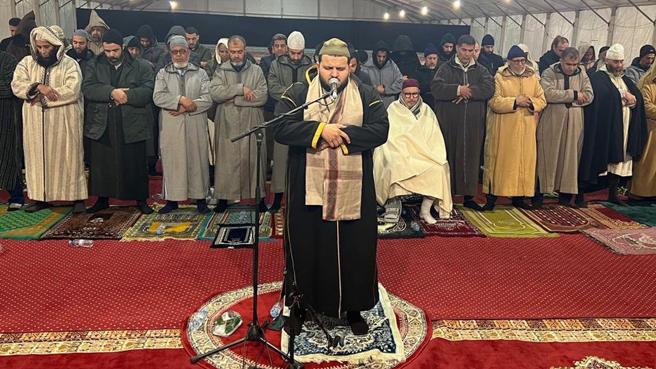 🔴 صلاة التهجد مباشر | القارئ يوسف الزبرة | مصلى مراكش الكبرى | الليلة 18 رمضان 2026