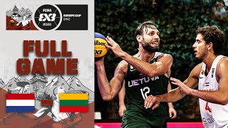 Netherlands v Lithuania | Men Bronze Medal Match | Full Game