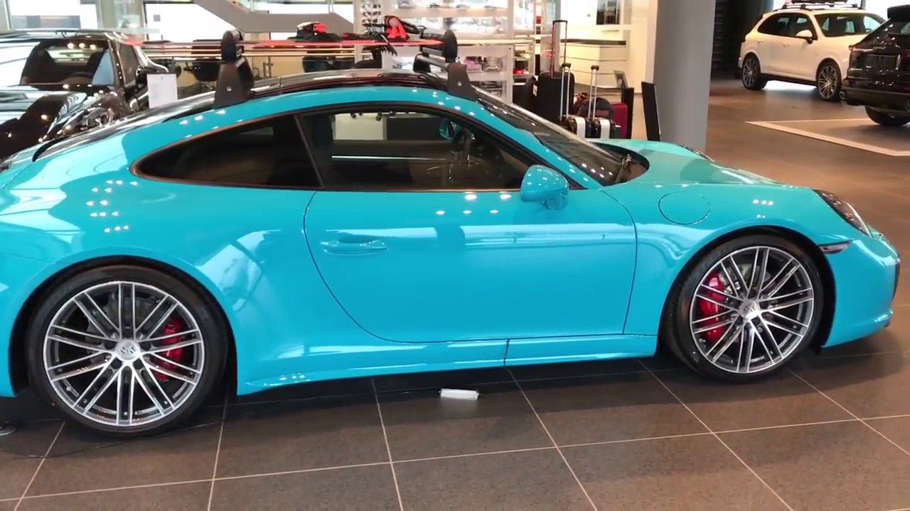 Porsche 911 Carrera 4s In Miami Blue Walkaround