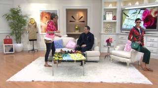 Isaac Mizrahi Live! Pebble Leather Moccasins with Tassel with Carolyn Gracie