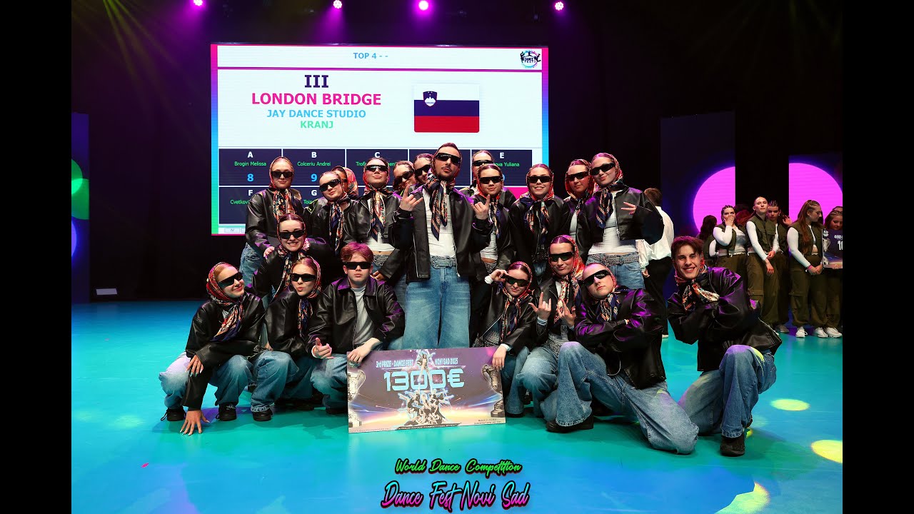 DFNS 2025 - TOP 4 / Jay Dance Studio / LONDON BRIDGE / 3rd place / 1300 Euros Check Award