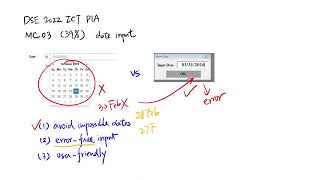 Dse 2022 Ict Mc03 - Input Calendar Date Advantage