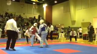 20150523 Sparring Round 2 at SoFla Open TKD Championship