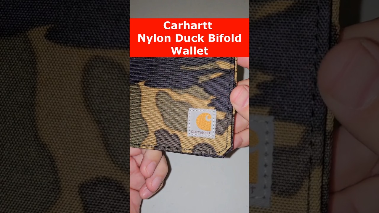 Нейлоновый кошелек Carhartt Duck Bifold