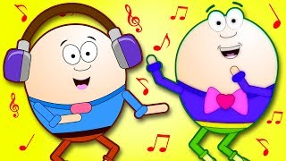 Humpty Dumpty - Hip Hop Version + More 3D Nursery Rhymes and Kids Songs | Nursery Rhyme Street