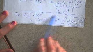 Alg 8 3 Multiplying Powers with the Same Base