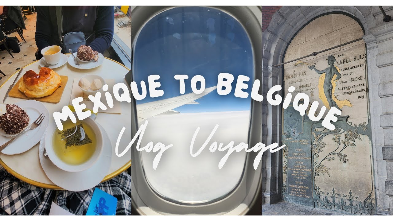 Vlog Voyage en Belgique depuis le Mexique Après 9 mois sans rentrer à la maison ✈️