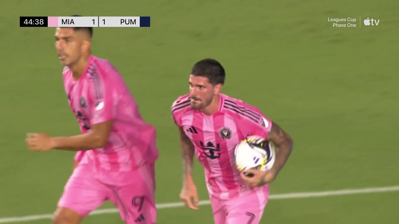 😎 PRIMER GOL, se estrena Rodrigo De Paul | Inter Miami 1-1 Pumas | Leagues Cup 2025