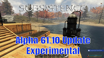 Subsistence Alpha 61 Experimental  Irrigation System and Crafting From Crates