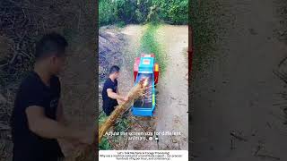 Using a Forage Chopper – Mechanically Shredding Hay for Livestock 🌾🔧