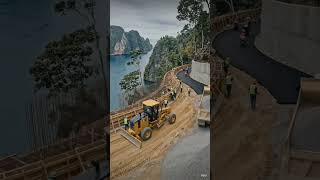 Hill area road construction work #subscribe #shots #road #dumper #jcb #construction #equipment #work