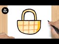 #451 How to Draw a Handbag - Easy Drawing Tutorial