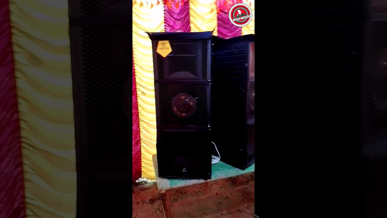 Fadico 15inch Speker Top & Fadico EX10000 Amplifier  Live programme।।