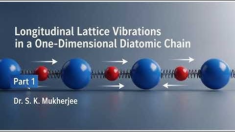 Longitudinal Lattice Vibrations in a One-Dimensional Diatomic Chain (Part 1)