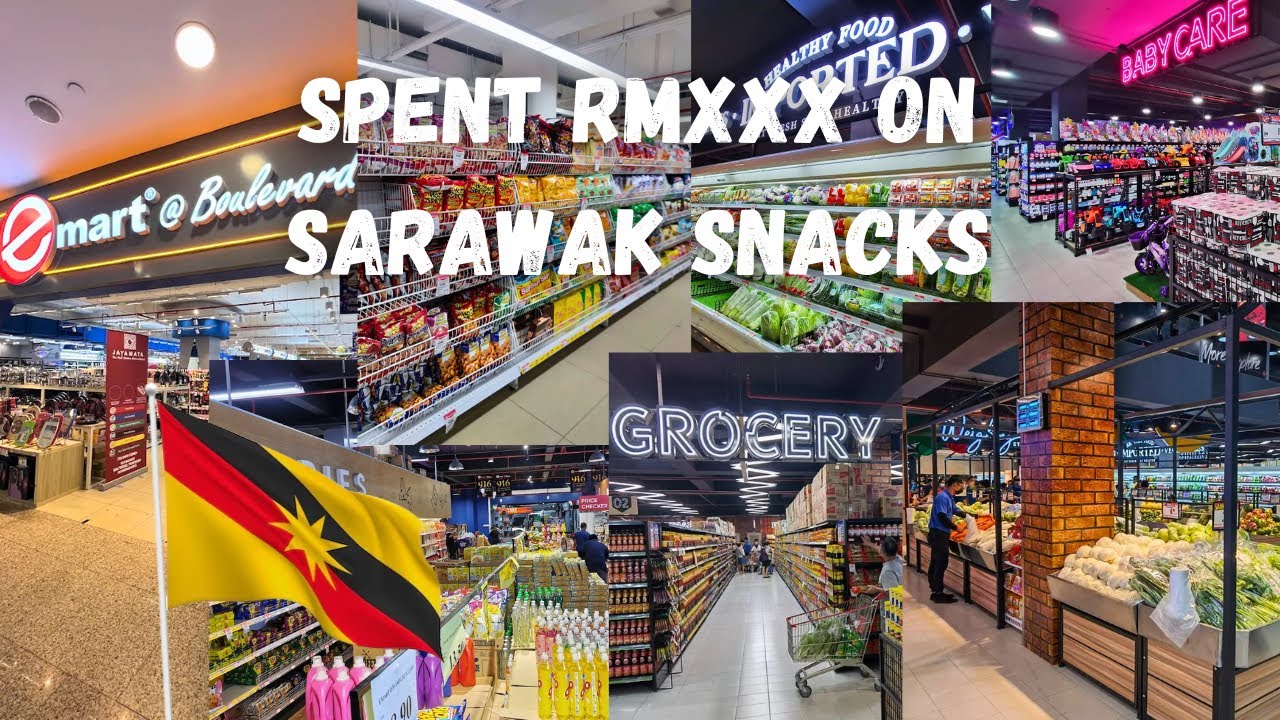 Kuching - Sarawak 🇲🇾 [PART 9] Spent RM XXX on Sarawak Snacks… No Regrets! 🛍️🍜