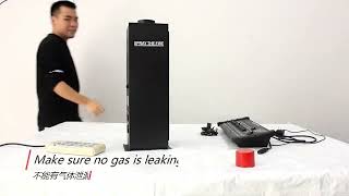 1/2Pack 200W DMX Fire Thrower Flame Effect Projector Machine Stage