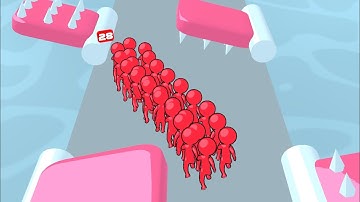 Runner Pusher - All Levels Gameplay Android, iOS