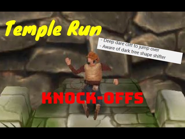 A steve rip off in a temple run game rip off called tomb runner :  r/crappyoffbrands