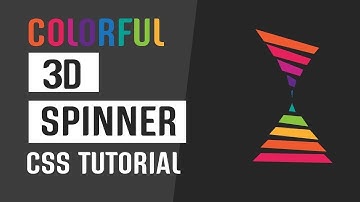 3D Rotating Spinner CSS | CSS Loaders and Spinners | CSS Animation Tutorials  2019